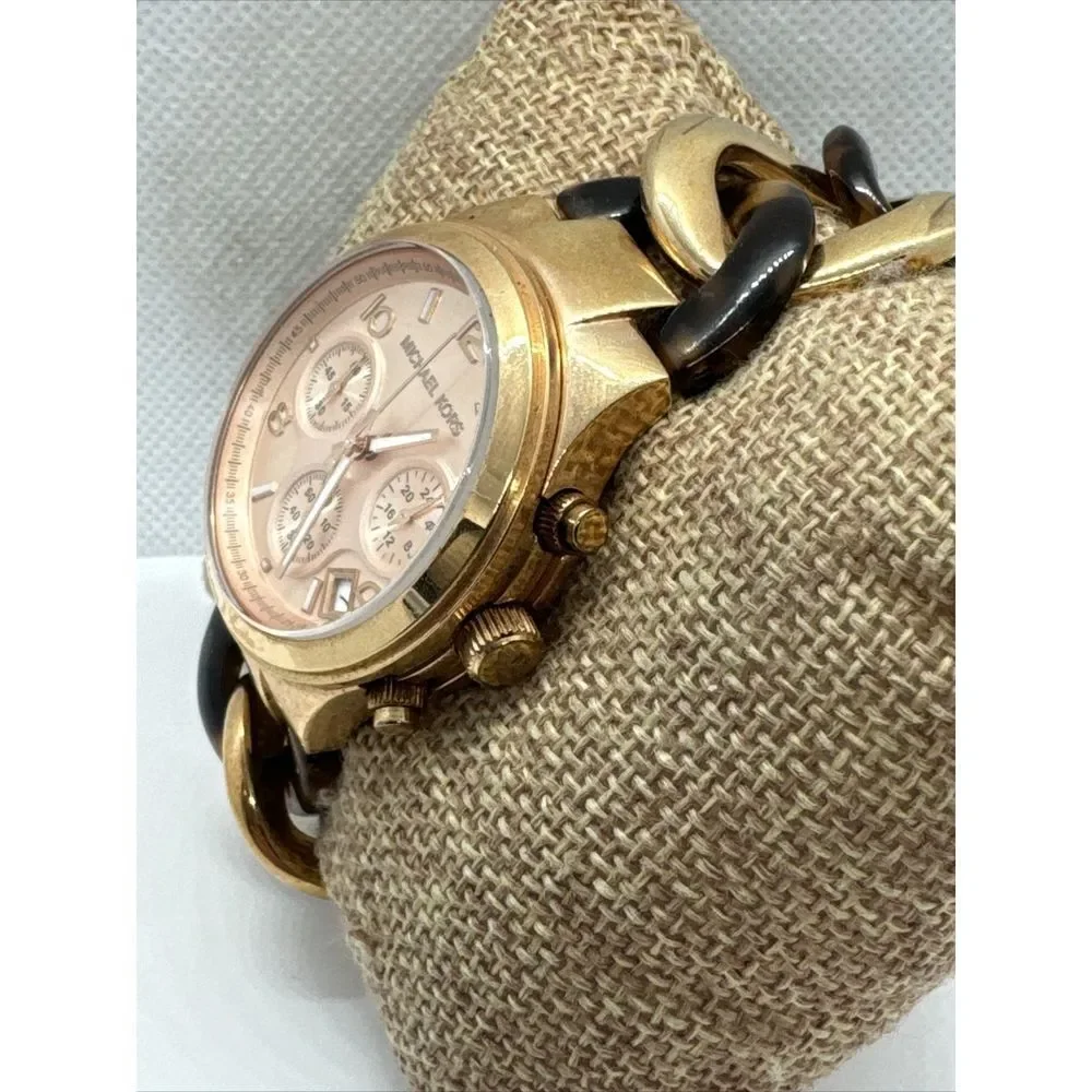 Michael Kors MK4269 Women's Gold Stainless Steel Analog Dial Quartz Watch JNA855